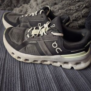 On Running Black and White Sneakers